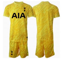 Tottenham Hotspur Bramkarskie Koszulka Podstawowa dzieci 2024-25 Krótki Rękaw (+ krótkie spodenki)